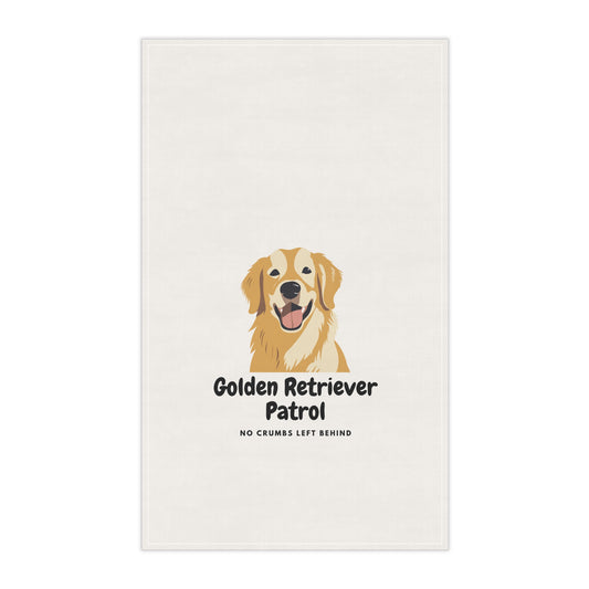 Golden Retriever Patrol Tea Towels - Perfect for Pet Lovers & Dog Enthusiasts